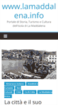 Mobile Screenshot of lamaddalena.info